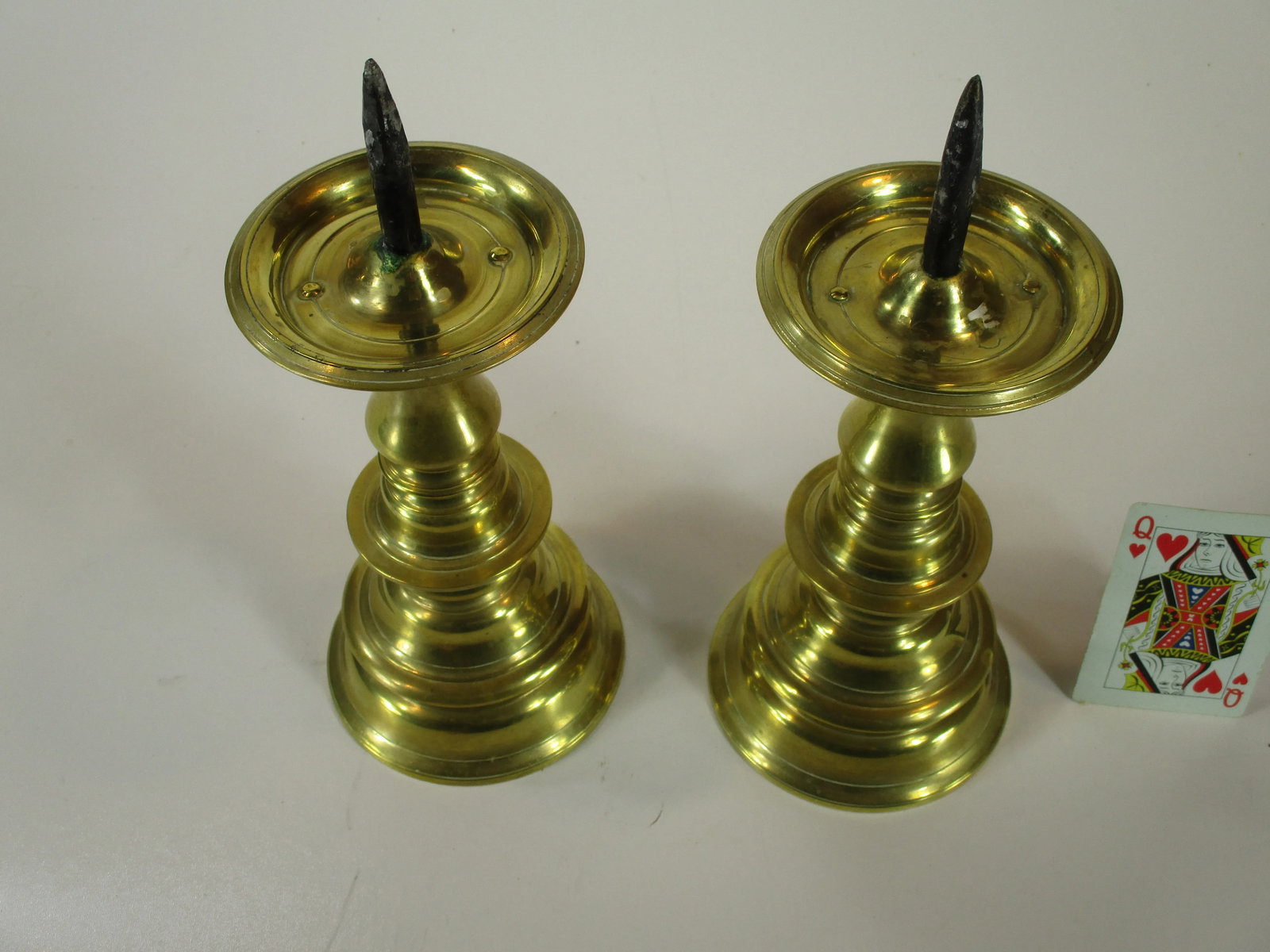 Late 20th Century Williamsburg Restoration Virginia Metalcrafters Brass Candlesticks - a Pair - 3