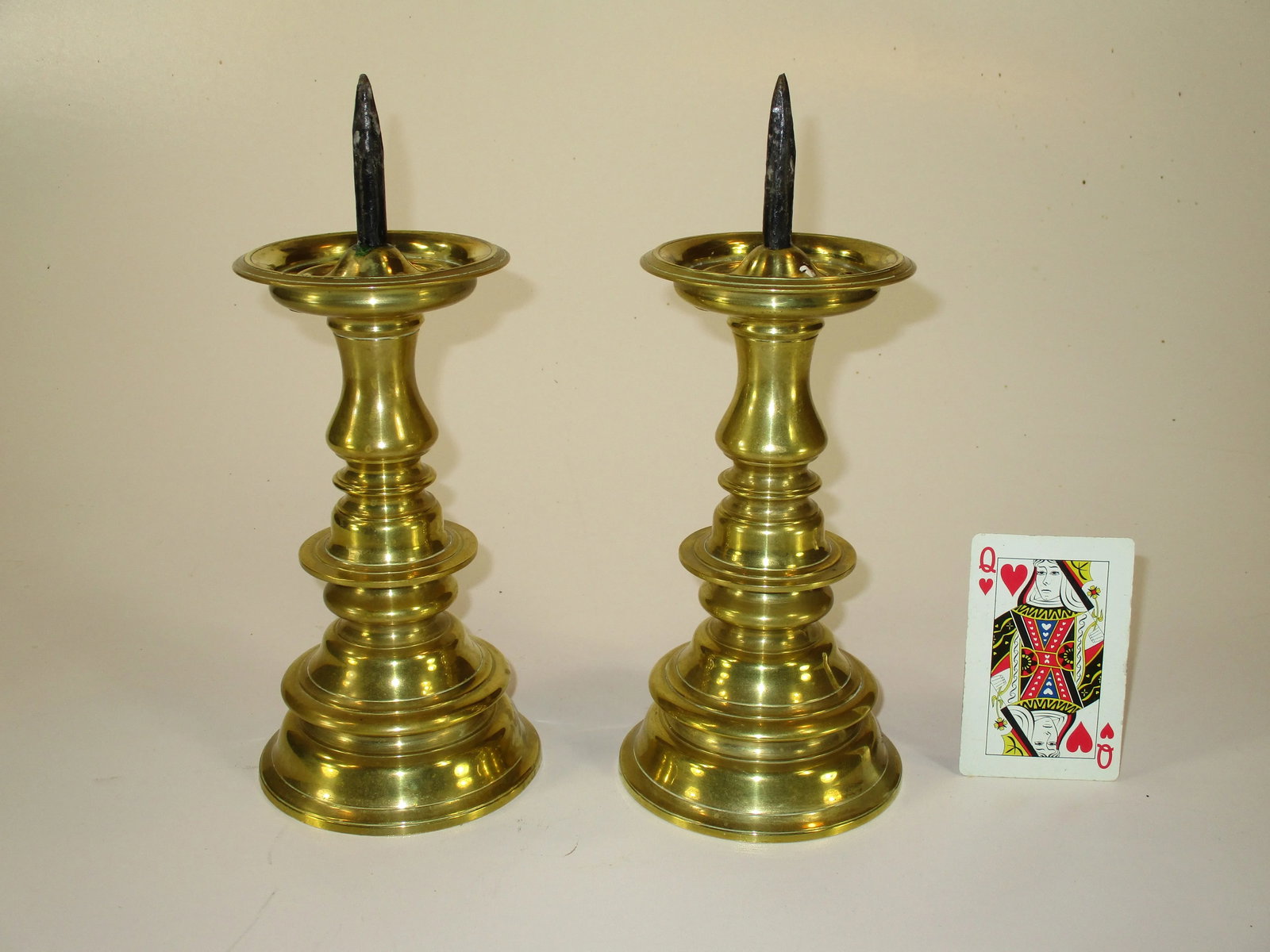 Late 20th Century Williamsburg Restoration Virginia Metalcrafters Brass Candlesticks - a Pair - 8