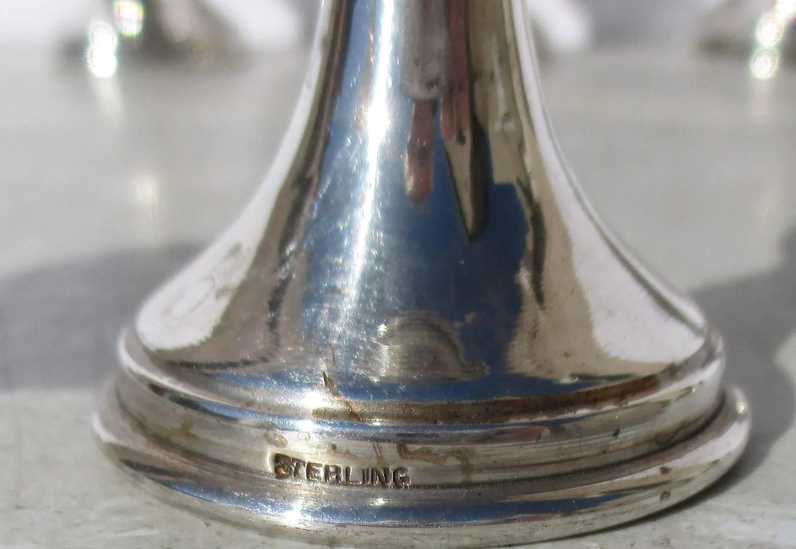 Vintage Kiddush Cups Sterling Silver -Set of 6 - 4