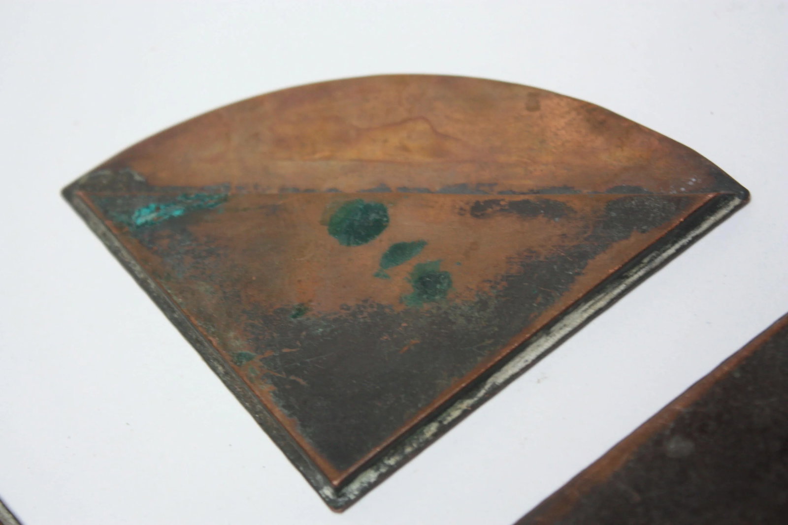 Early 20th Century Set of Roycroft Copper Blotter Corners - 12