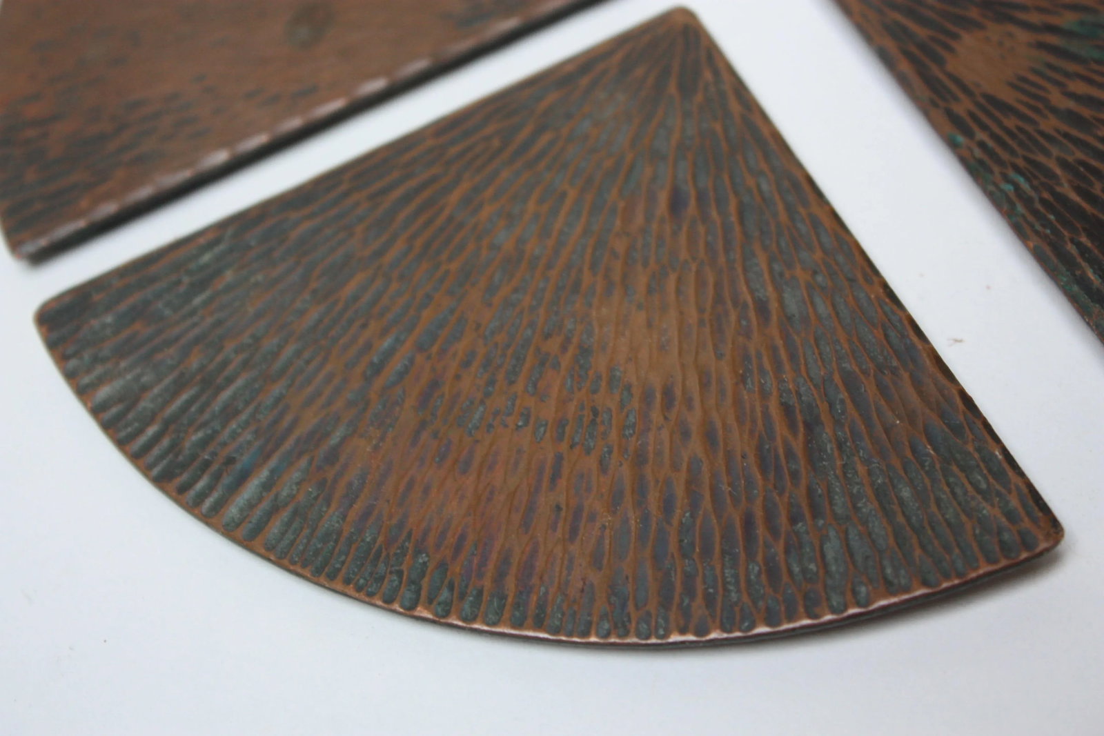 Early 20th Century Set of Roycroft Copper Blotter Corners - 8