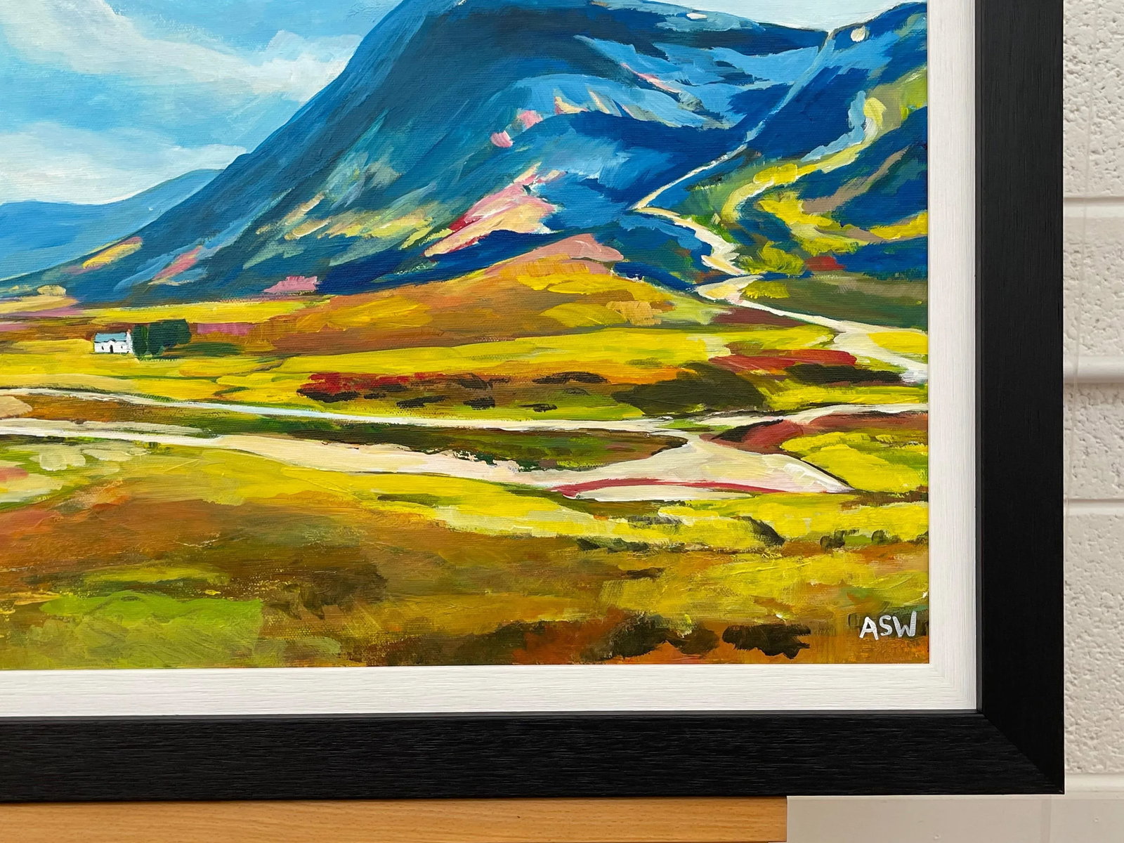 Angela Wakefield Colourful Abstract Landscape Painting of Scottish Highlands Contemporary Artist, 20 - 7