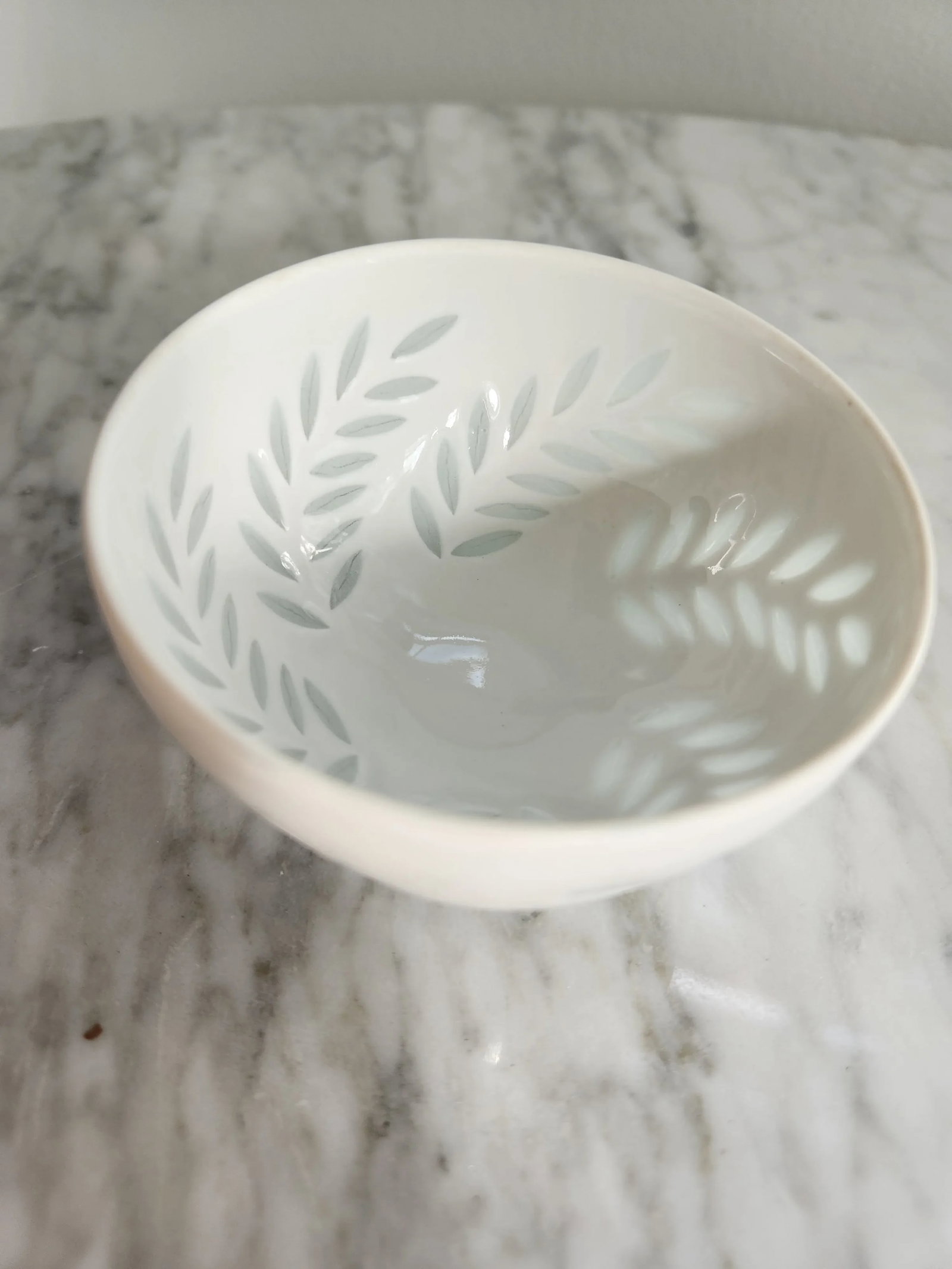 1950s Rice Porcelain Friedl Holzer-Kjellberg Mini Bowl for Arabia - 9