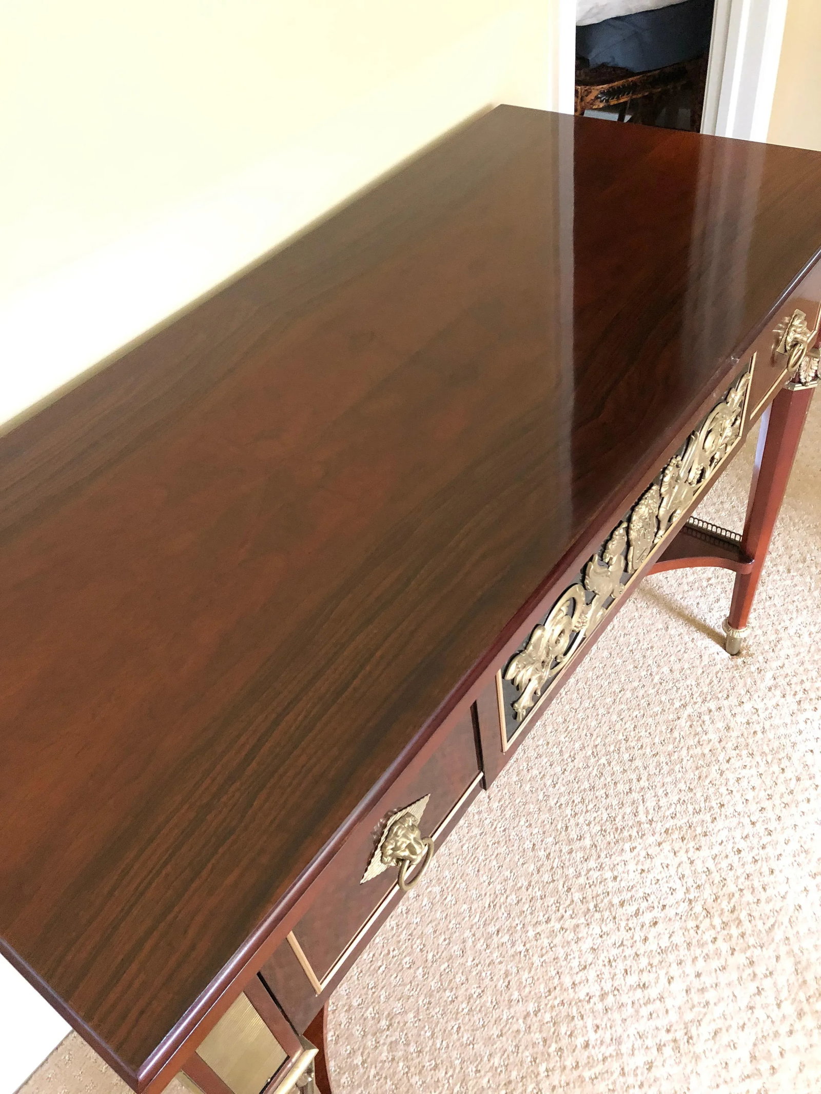 Neoclassical John Widdicomb Console Table - 7