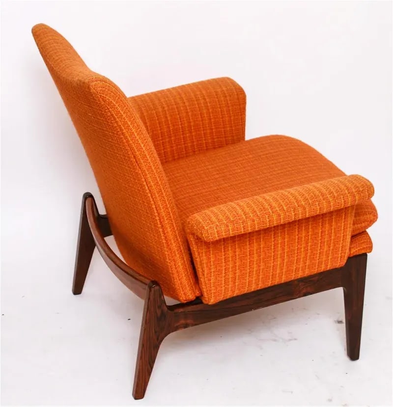 Finn Juhl Fd 112 Armchair Lounge, Rosewood, Cado, France & SÃ¸n, 1960s, Denmark - 3