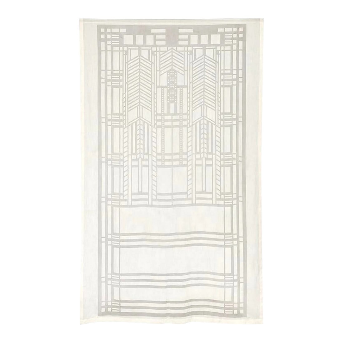 Frank Lloyd Wright Schumacher Sheer Textile Panel Tapestry, 1955 (1 of 5)