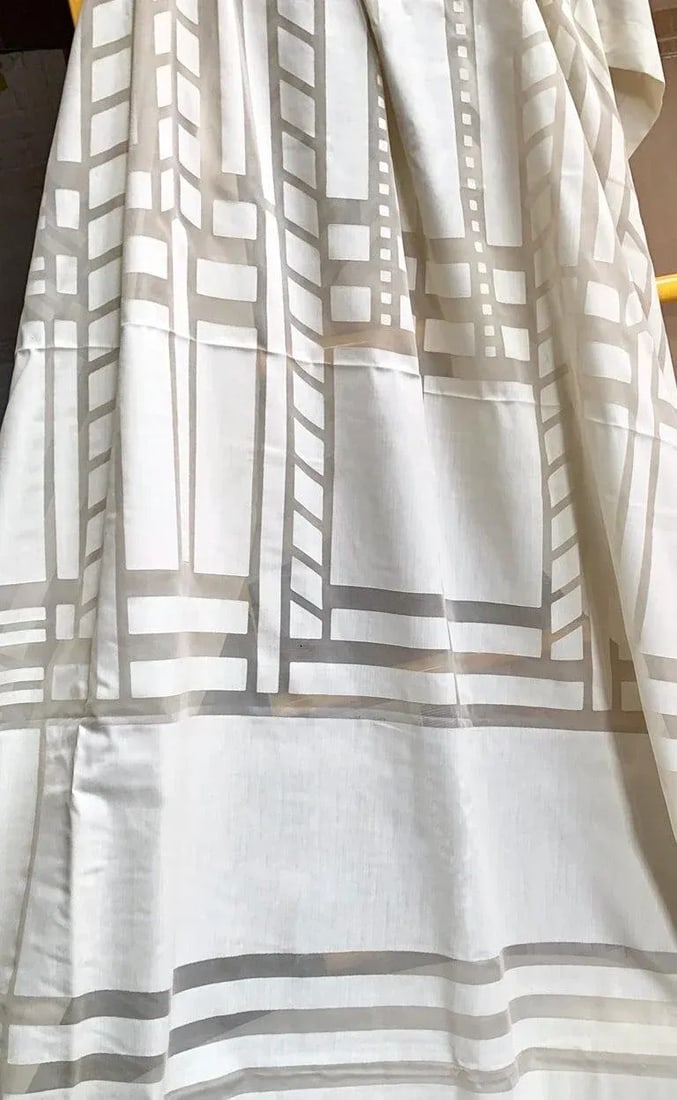 Frank Lloyd Wright Schumacher Sheer Textile Panel Tapestry, 1955 - 2