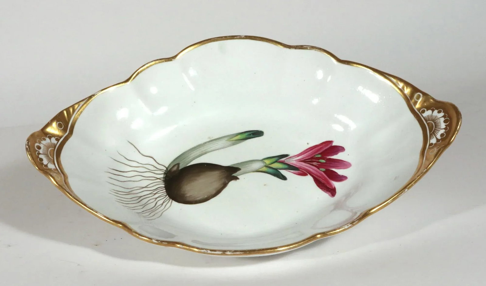 Spode Porcelain Botanical Specimen Dish- Spring Meadow Saffron, After William Curtis - 10