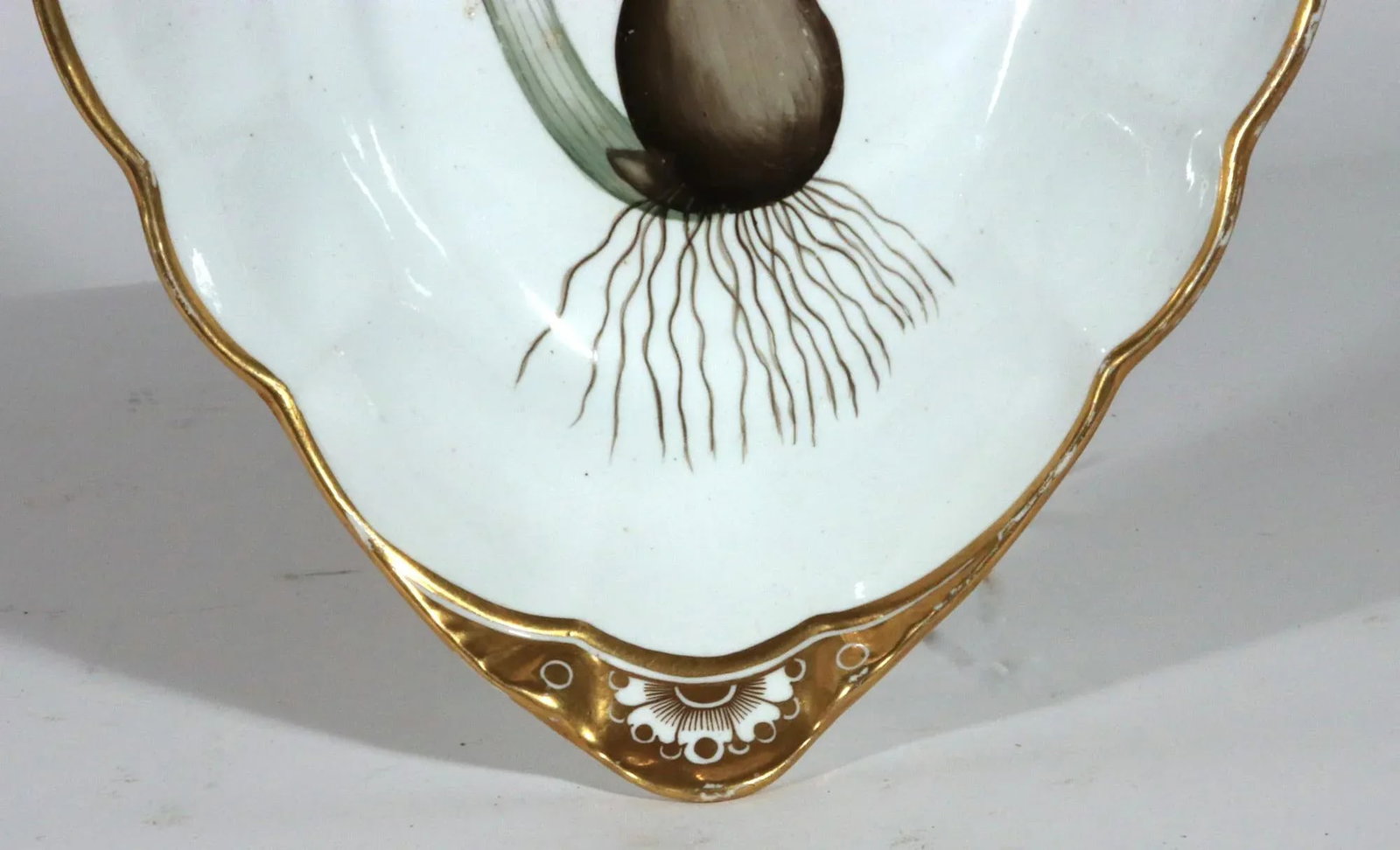 Spode Porcelain Botanical Specimen Dish- Spring Meadow Saffron, After William Curtis - 7