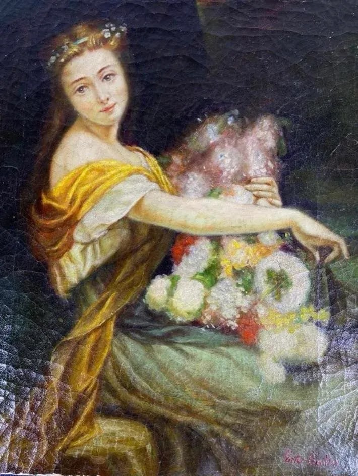 Dionysia by Foster Bentley Oil on Board - 3