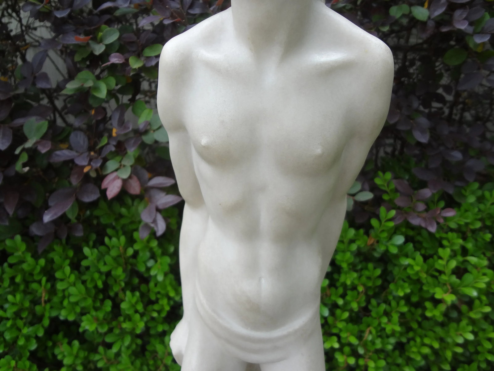 1930s Italian Carrara Marble Sculpture Signed Comana - 5