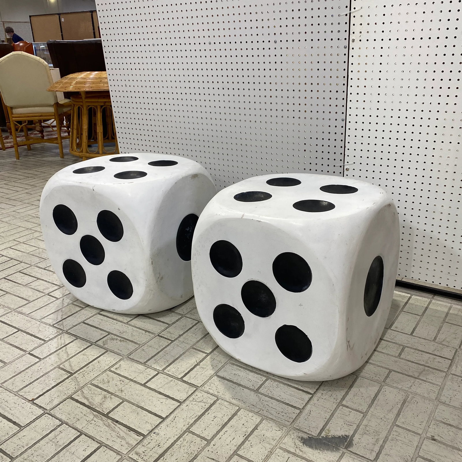 1970s MCM Dice End Tables ~ a Pair - 11