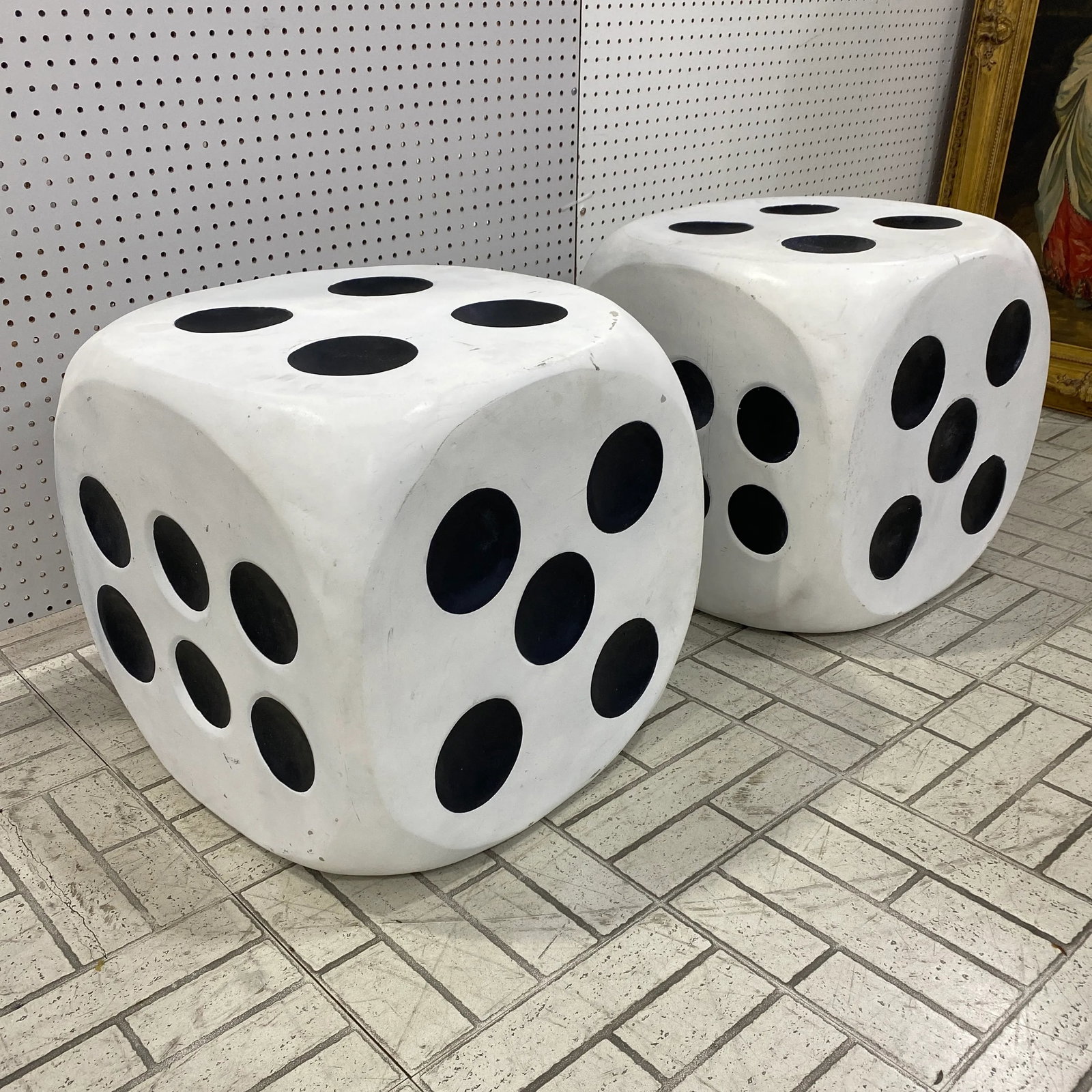 1970s MCM Dice End Tables ~ a Pair - 9