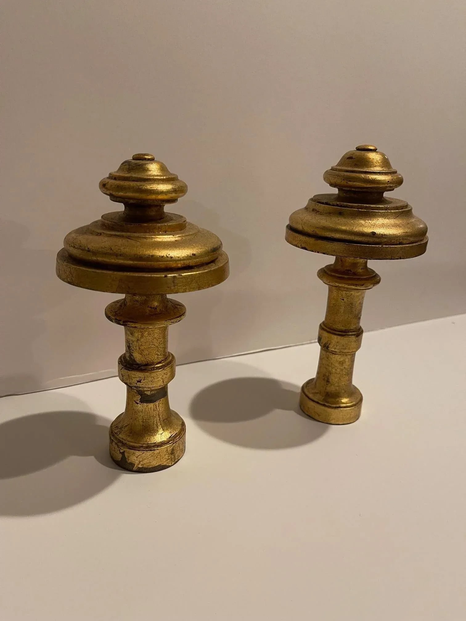 Gold Gilt Wood French Tie Backs, Late 19th Century - A Pair - 2
