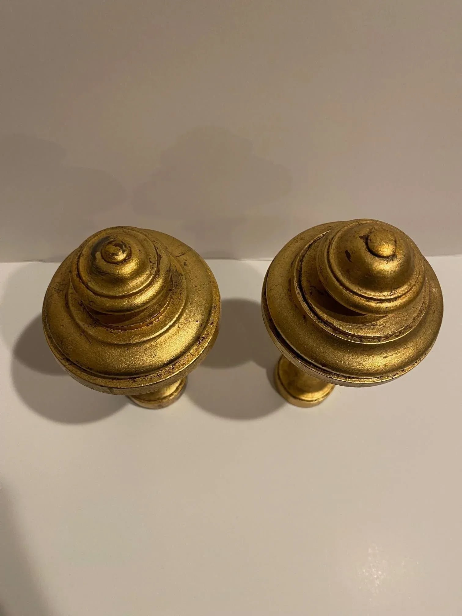 Gold Gilt Wood French Tie Backs, Late 19th Century - A Pair - 5