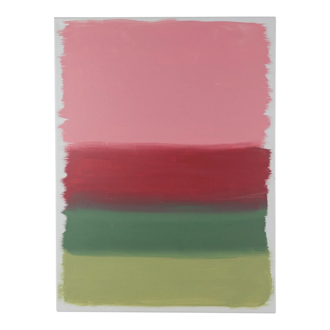 Harmonic Bands Contemporary Abstract Mixed-Media Painting (1 of 9)