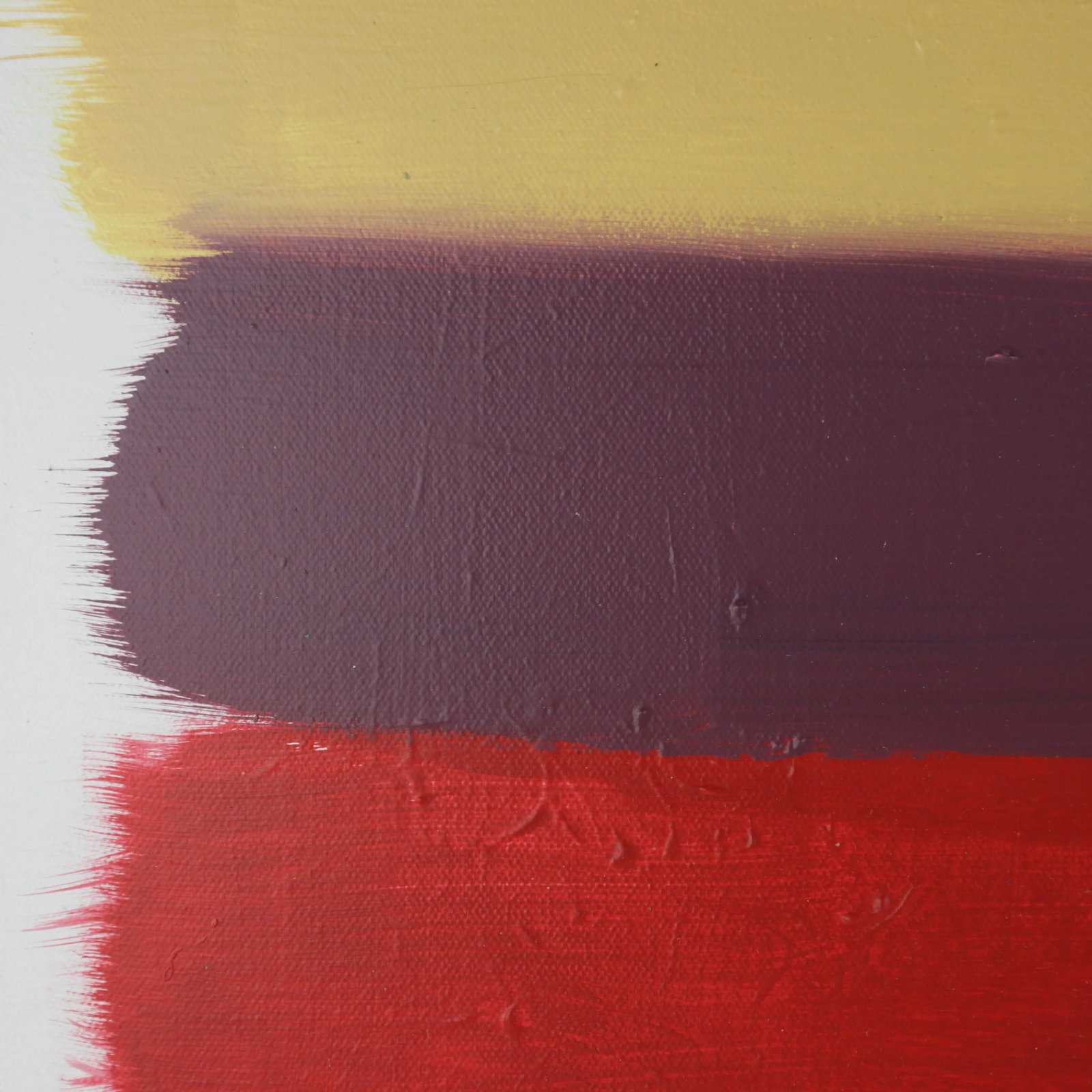 Triptych in Shades Contemporary Abstract Mixed-Media Painting - 4