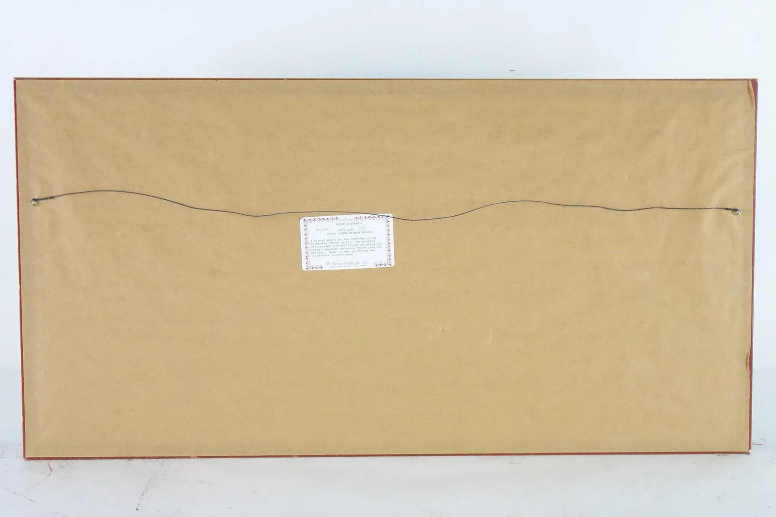 Late 20th Century Large Chang Flower Panel Signed Print - 5