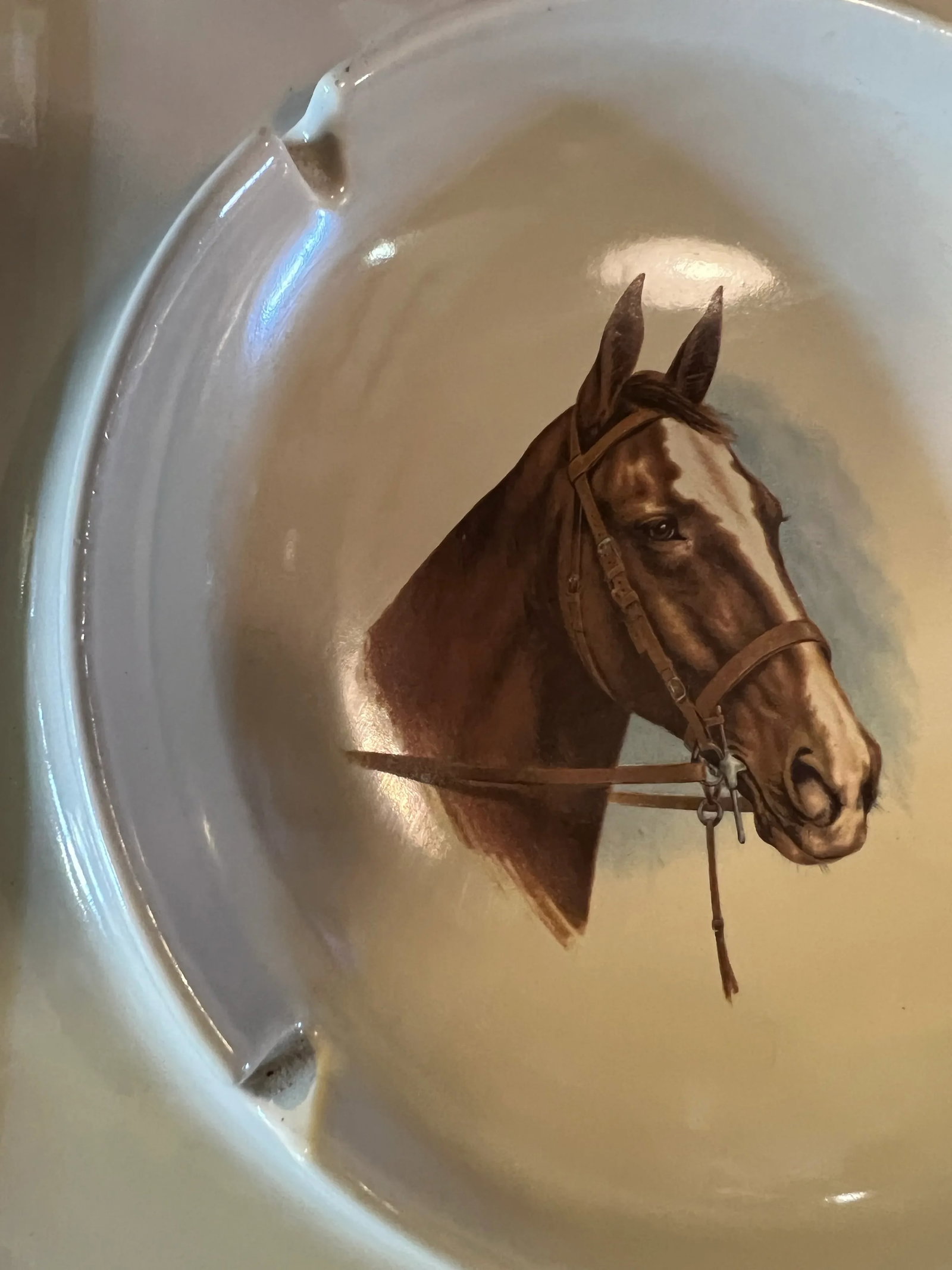 Mid Century Modern Horse Ashtray by Hyalyn - 2