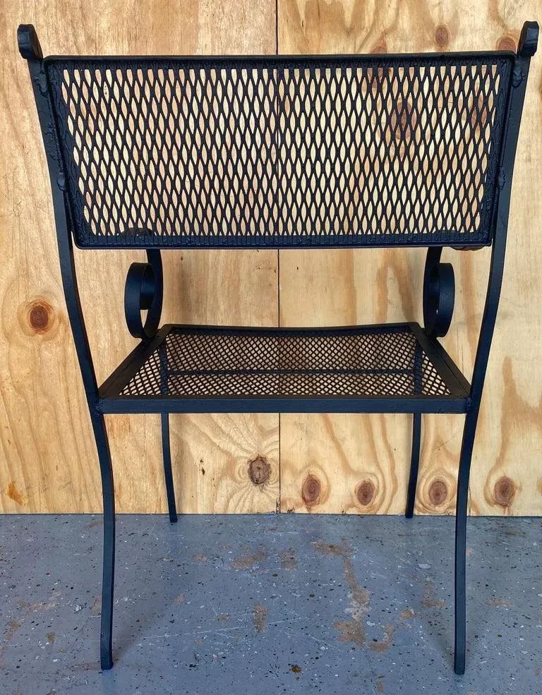 20th Century Salterni Wrought Patio Set - Set of 5, Attributed - 12