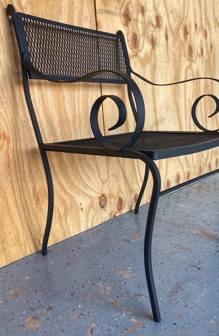 20th Century Salterni Wrought Patio Set - Set of 5, Attributed - 3
