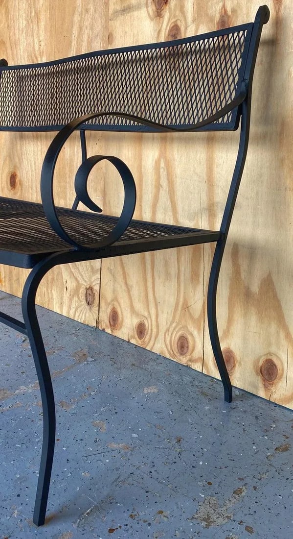 20th Century Salterni Wrought Patio Set - Set of 5, Attributed - 6