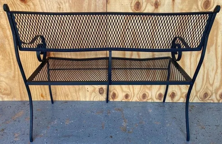 20th Century Salterni Wrought Patio Set - Set of 5, Attributed - 8