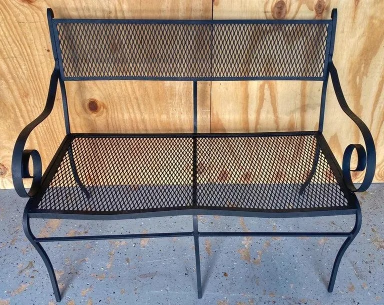 20th Century Salterni Wrought Patio Set - Set of 5, Attributed - 9