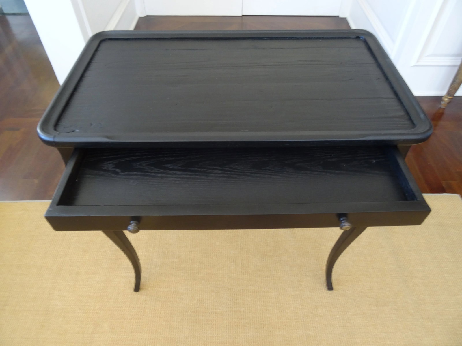 Vintage Ebonized Tea Table - 2