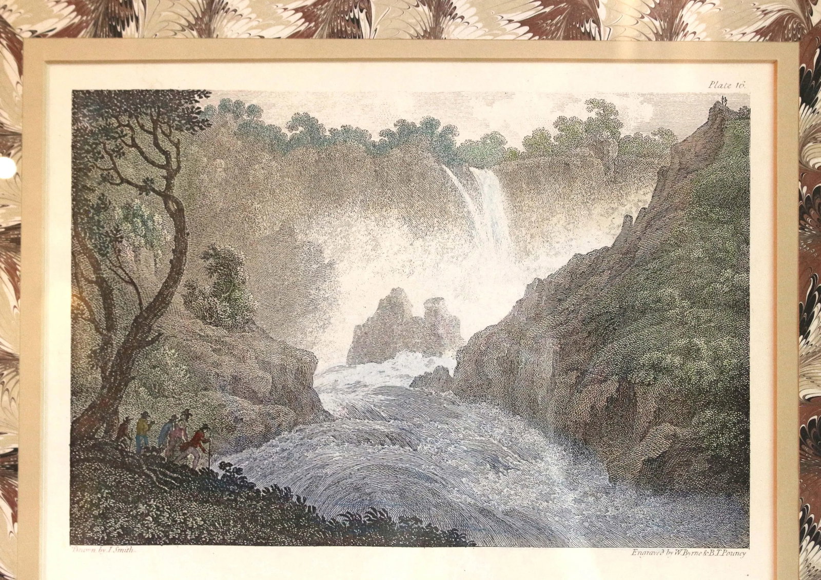 Late 18th Century English Engraving of the "Cascade of Terni" - 2