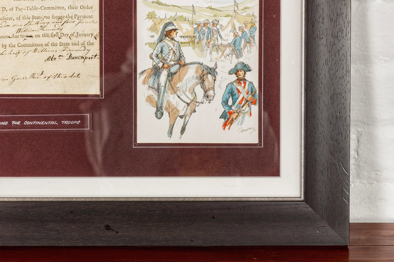 American Revolutionary 1780s War Bond, State of Connecticut in Custom Frame - 10
