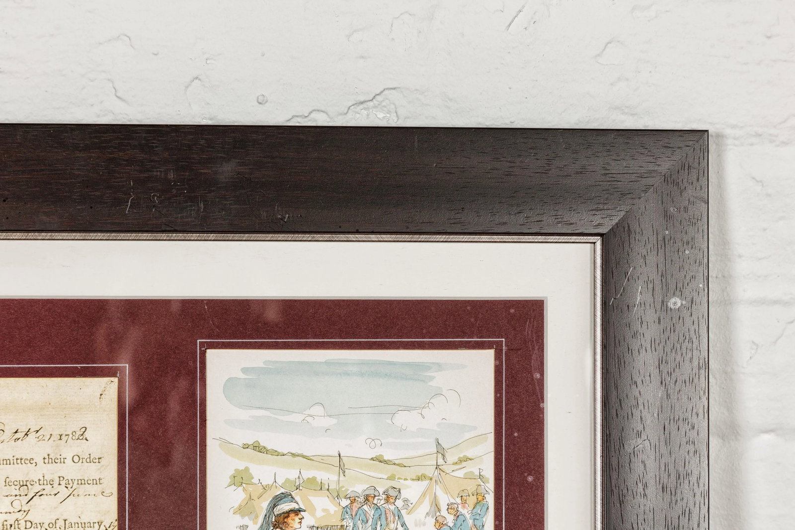 American Revolutionary 1780s War Bond, State of Connecticut in Custom Frame - 8