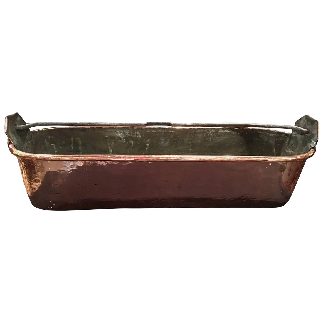 French Polished Copper Fish Kettle, Poissoniere, or Container, 19th Century: French polished copper fish kettle or container, 19th century. Condition: Alterations: Original Condition Unaltered Imperfections: Some Imperfections Condition Notes: Excellent Wear consistent with