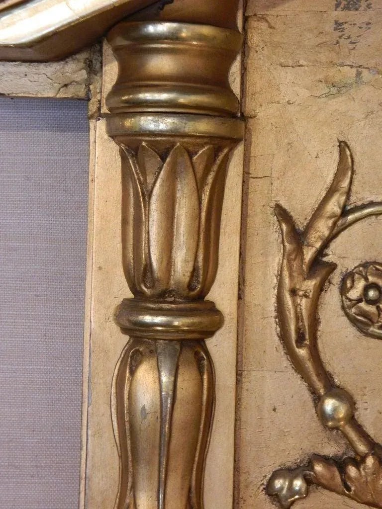 Swedish Empire Gilt Wood Mirror, Early 19th Century - 9