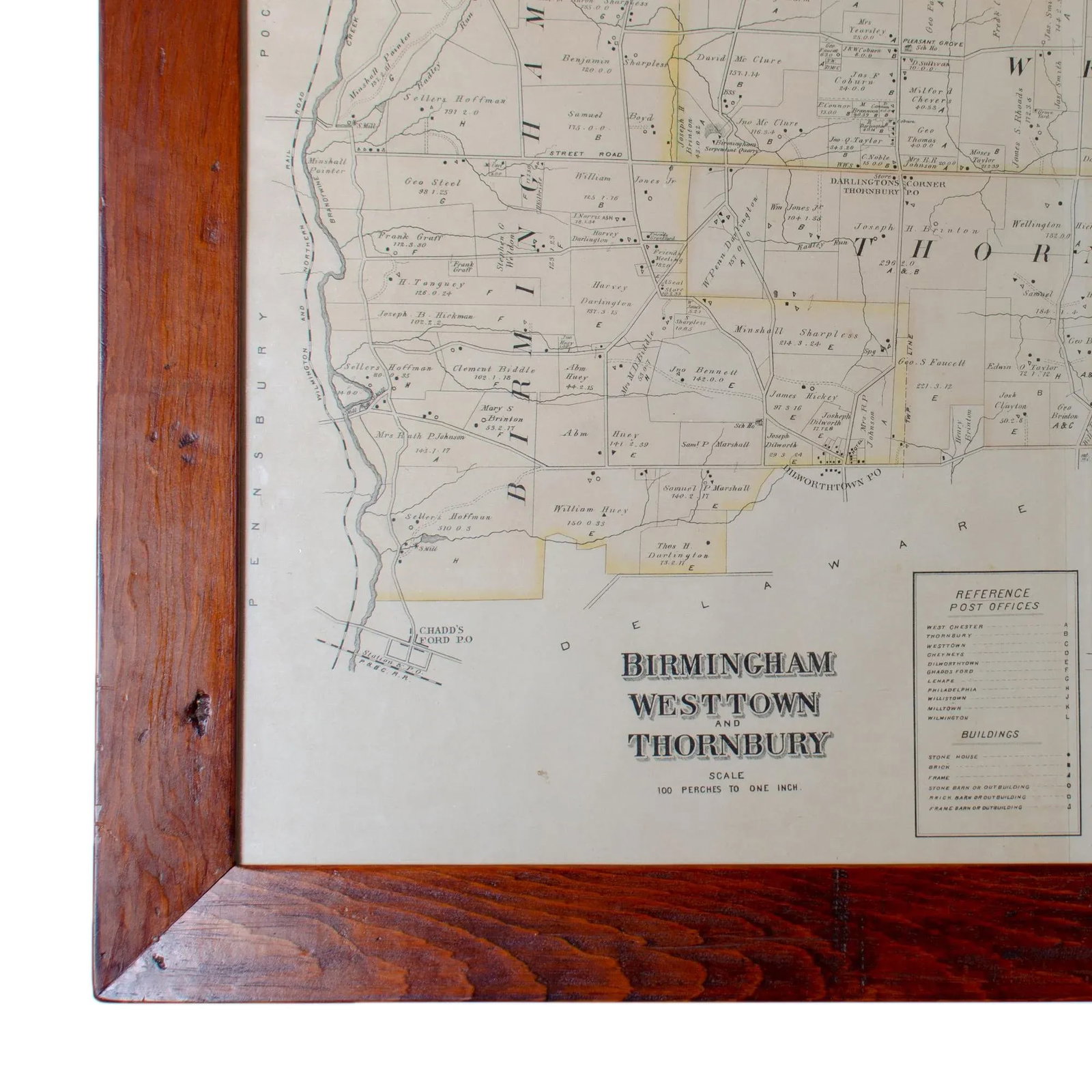 1883 Map of Birmingham, Westtown and Thornbury, Chester County, Pennsylvania - 4