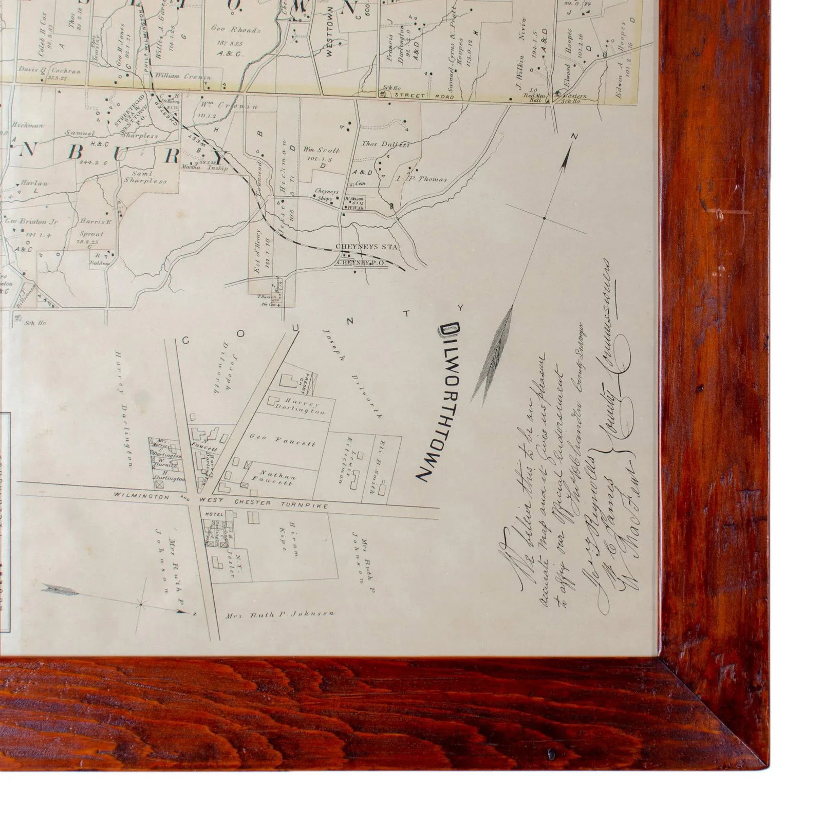 1883 Map of Birmingham, Westtown and Thornbury, Chester County, Pennsylvania - 5