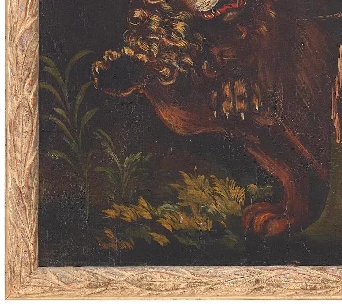 Pair of Italian School Lions and Leopards Paintings - 8