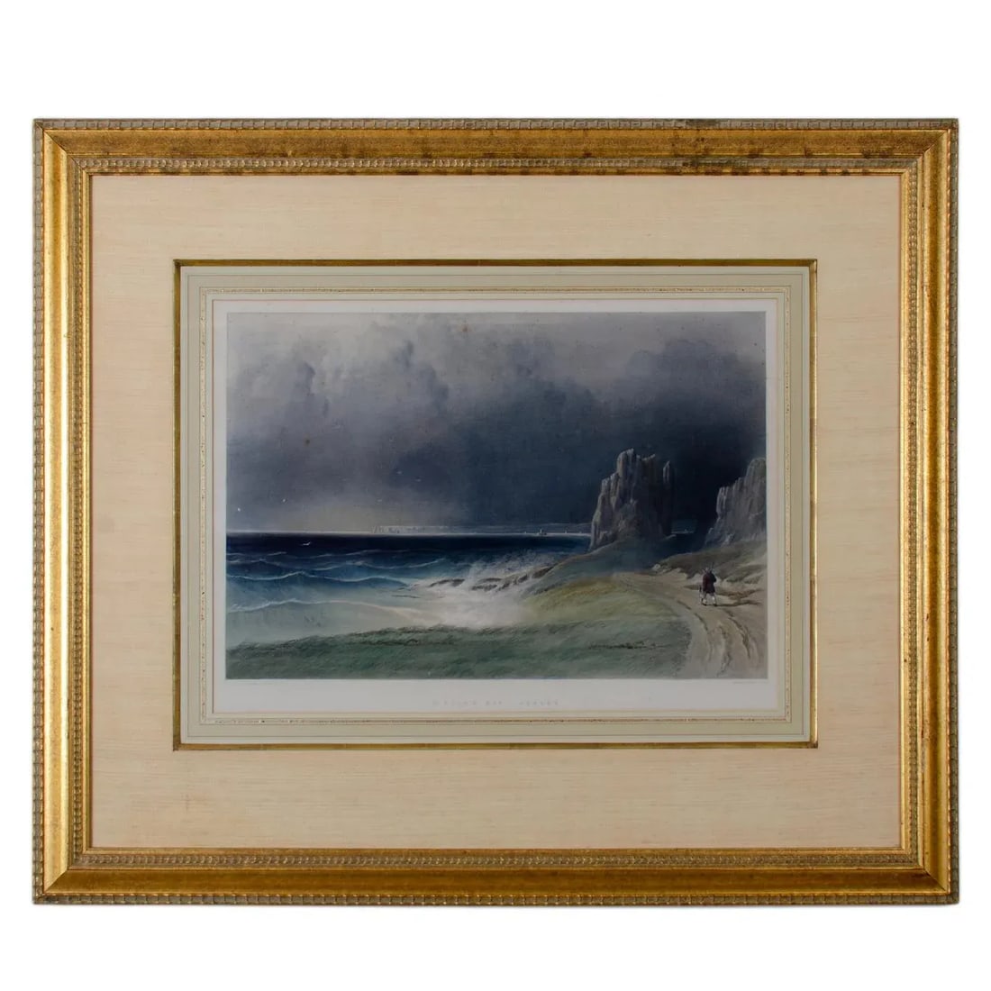 John Le Capelain Jersey Lithographs, C.1847 - a Pair - 3