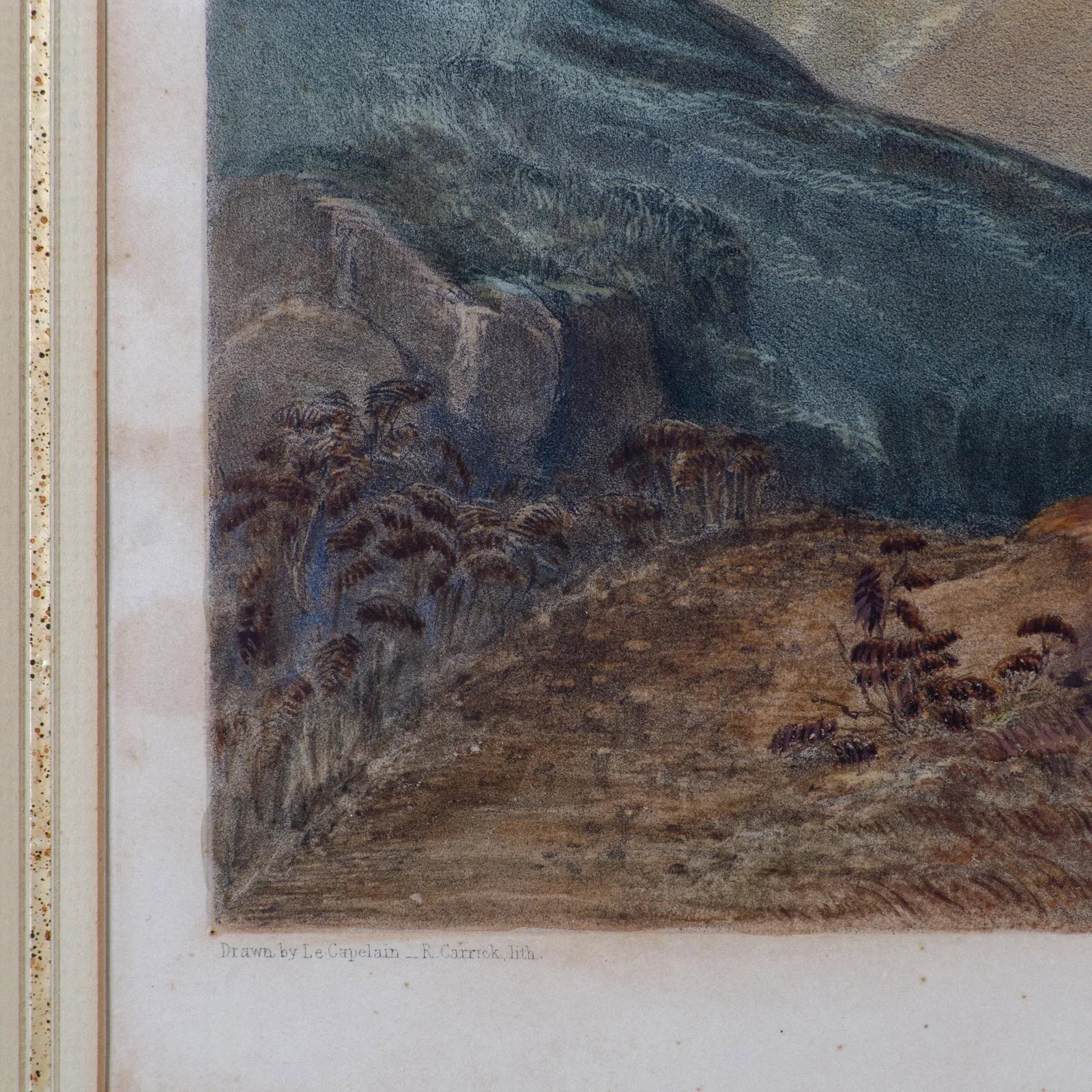 John Le Capelain Jersey Lithographs, C.1847 - a Pair - 9
