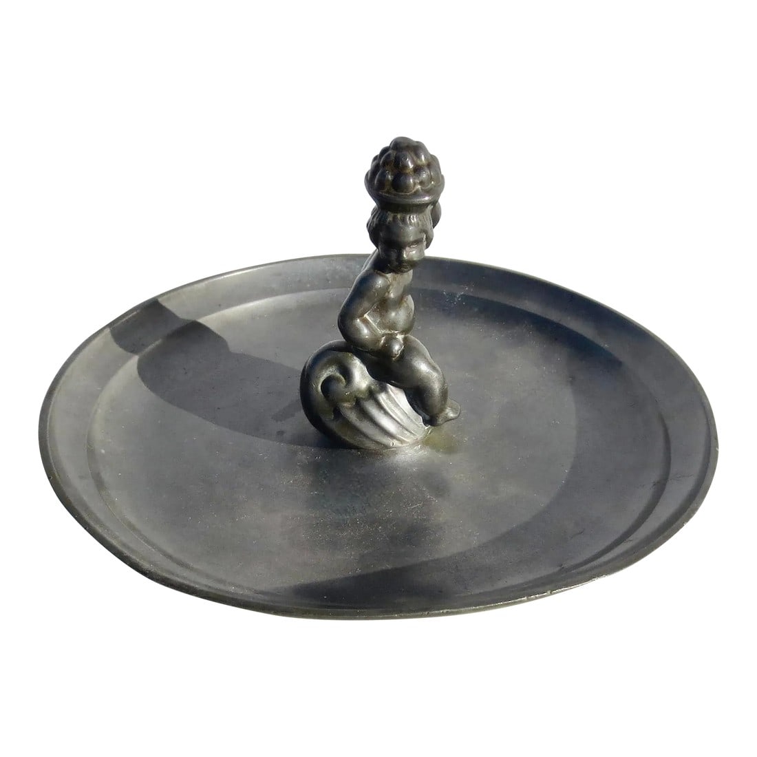 Just Andersen Pewter Center Dish Danish Art Deco (1 of 5)