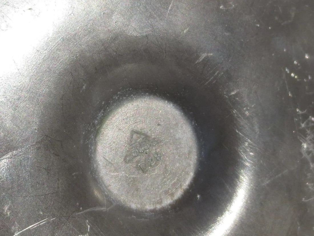 Just Andersen Pewter Center Dish Danish Art Deco - 3