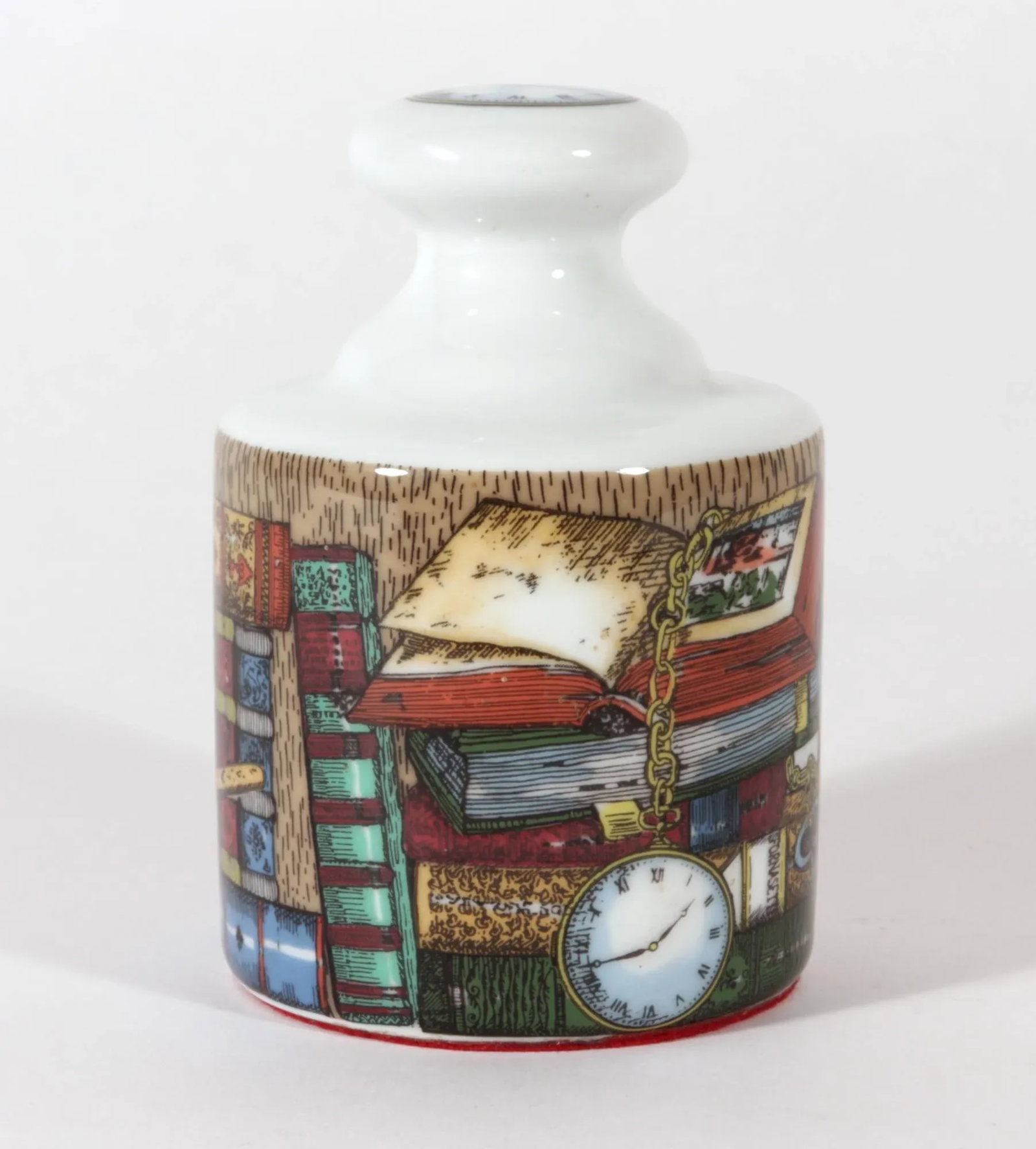 Rosenthal Fornasetti Porcelain Paperweight, Rosenthal Classic, Libreria Pattern, (Library) - 4
