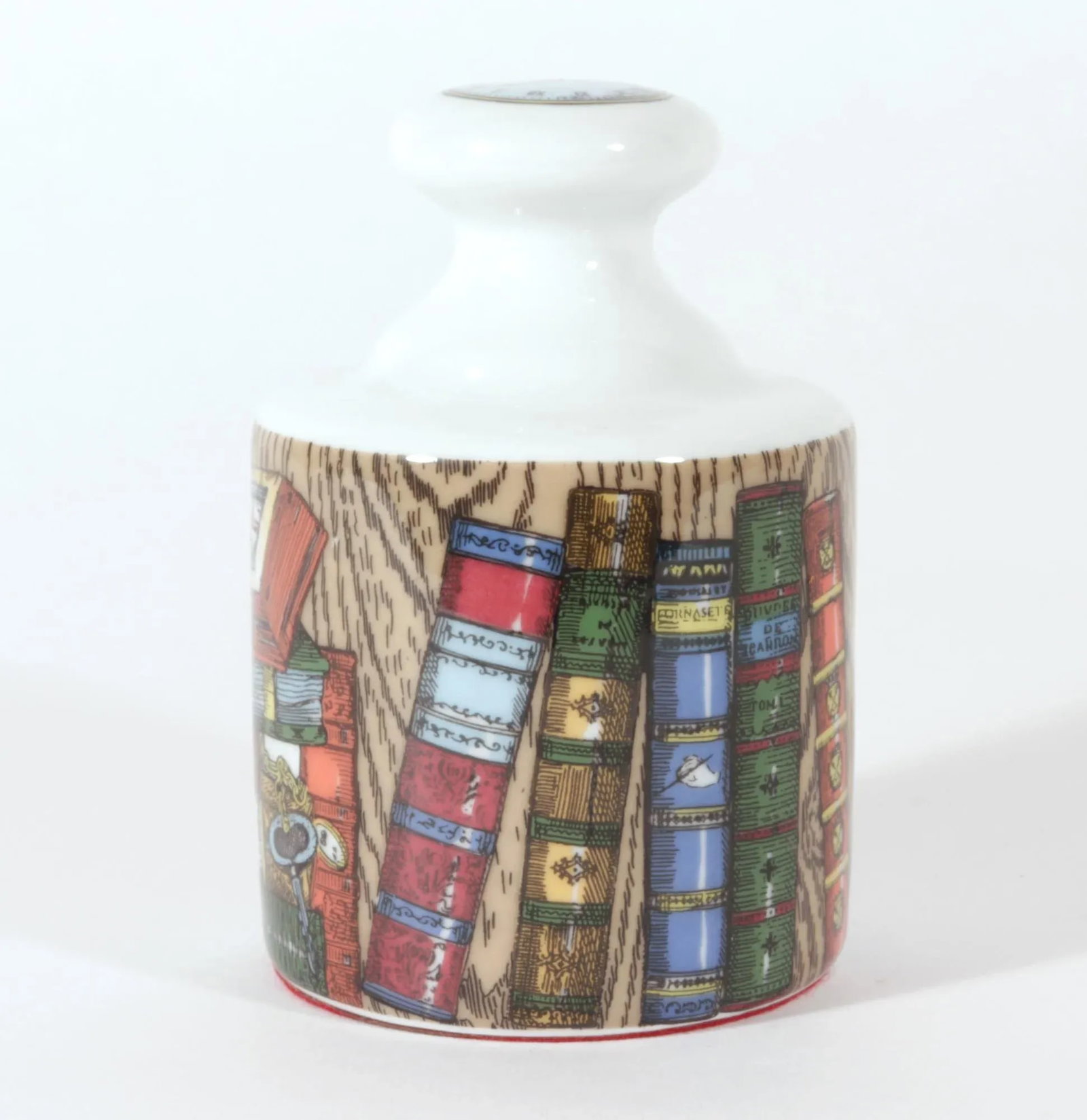 Rosenthal Fornasetti Porcelain Paperweight, Rosenthal Classic, Libreria Pattern, (Library) - 6
