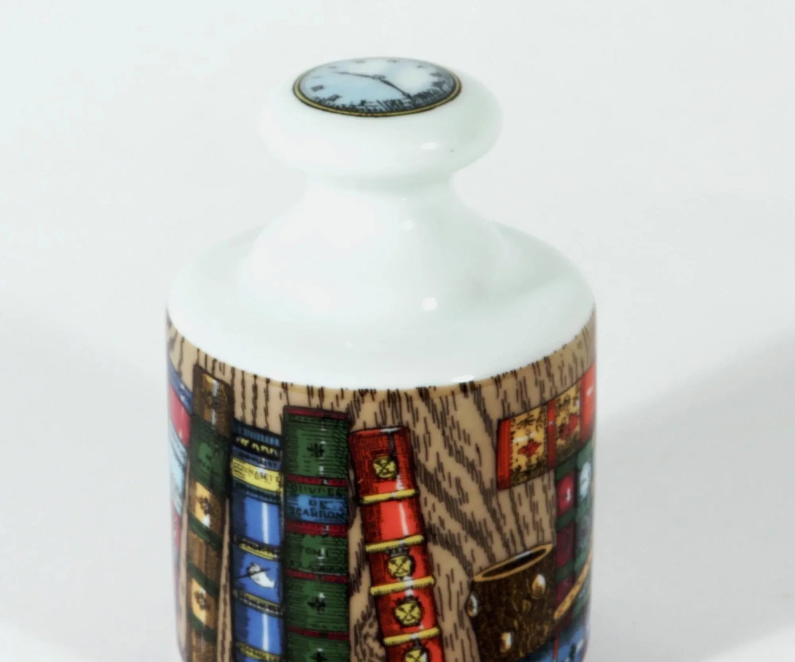 Rosenthal Fornasetti Porcelain Paperweight, Rosenthal Classic, Libreria Pattern, (Library) - 7