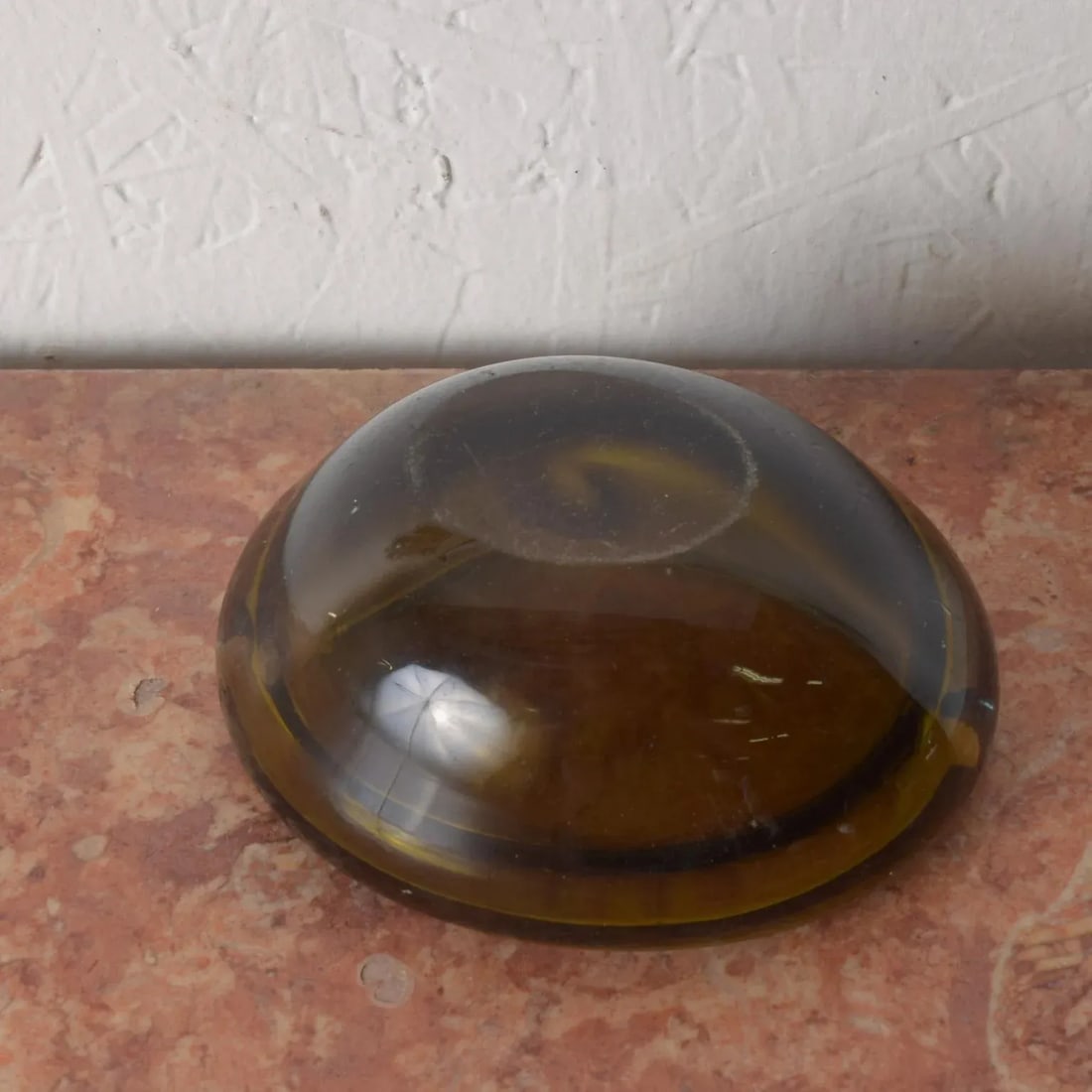 1960s Murano Glass Ashtray Aqua Venini - 6