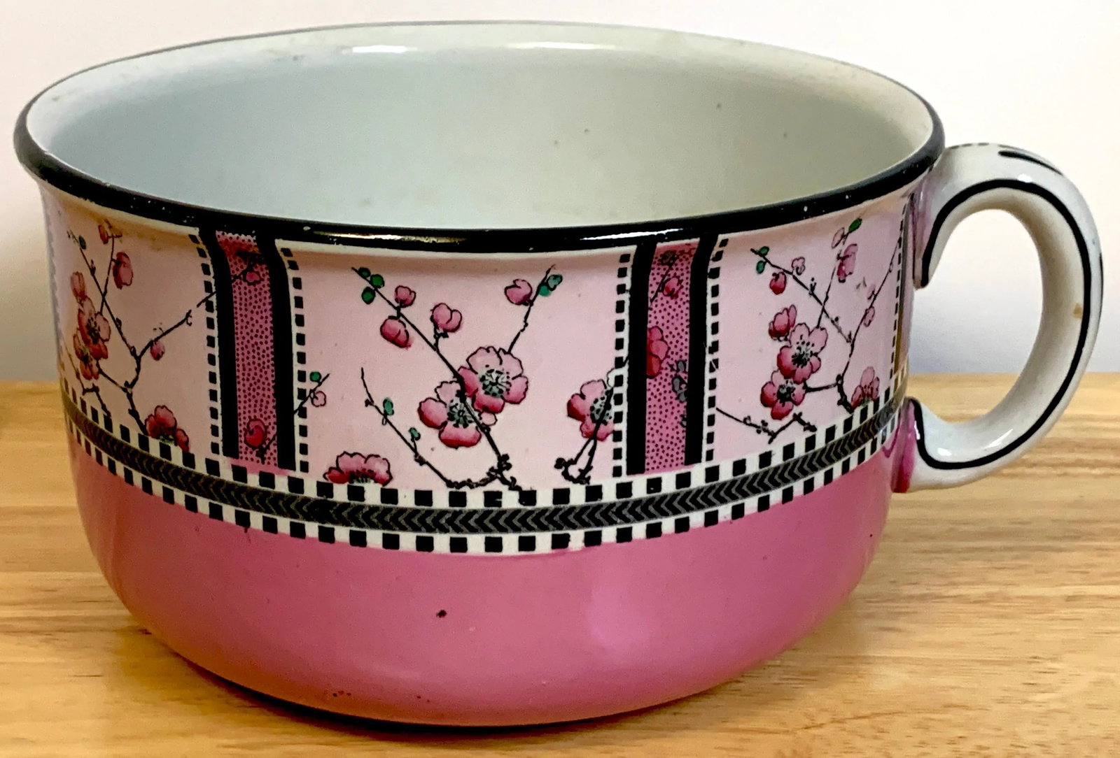 Art Deco Geometric Chamber Pot, Royal Staffordshire 'Spring' - 2