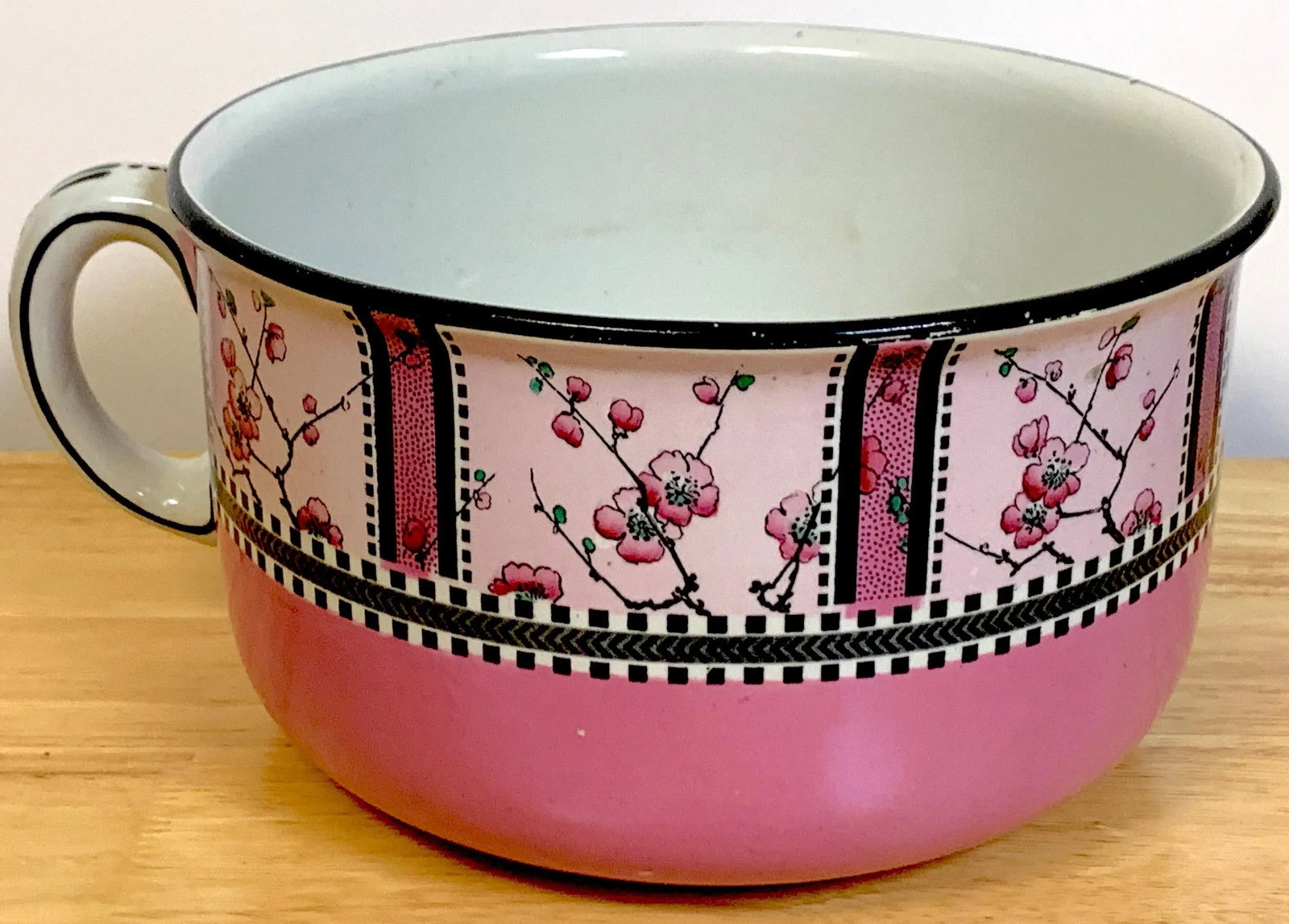 Art Deco Geometric Chamber Pot, Royal Staffordshire 'Spring' - 4