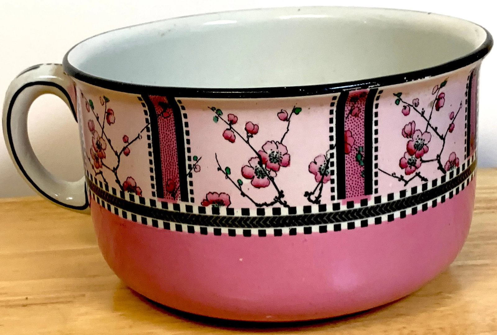 Art Deco Geometric Chamber Pot, Royal Staffordshire 'Spring' - 5