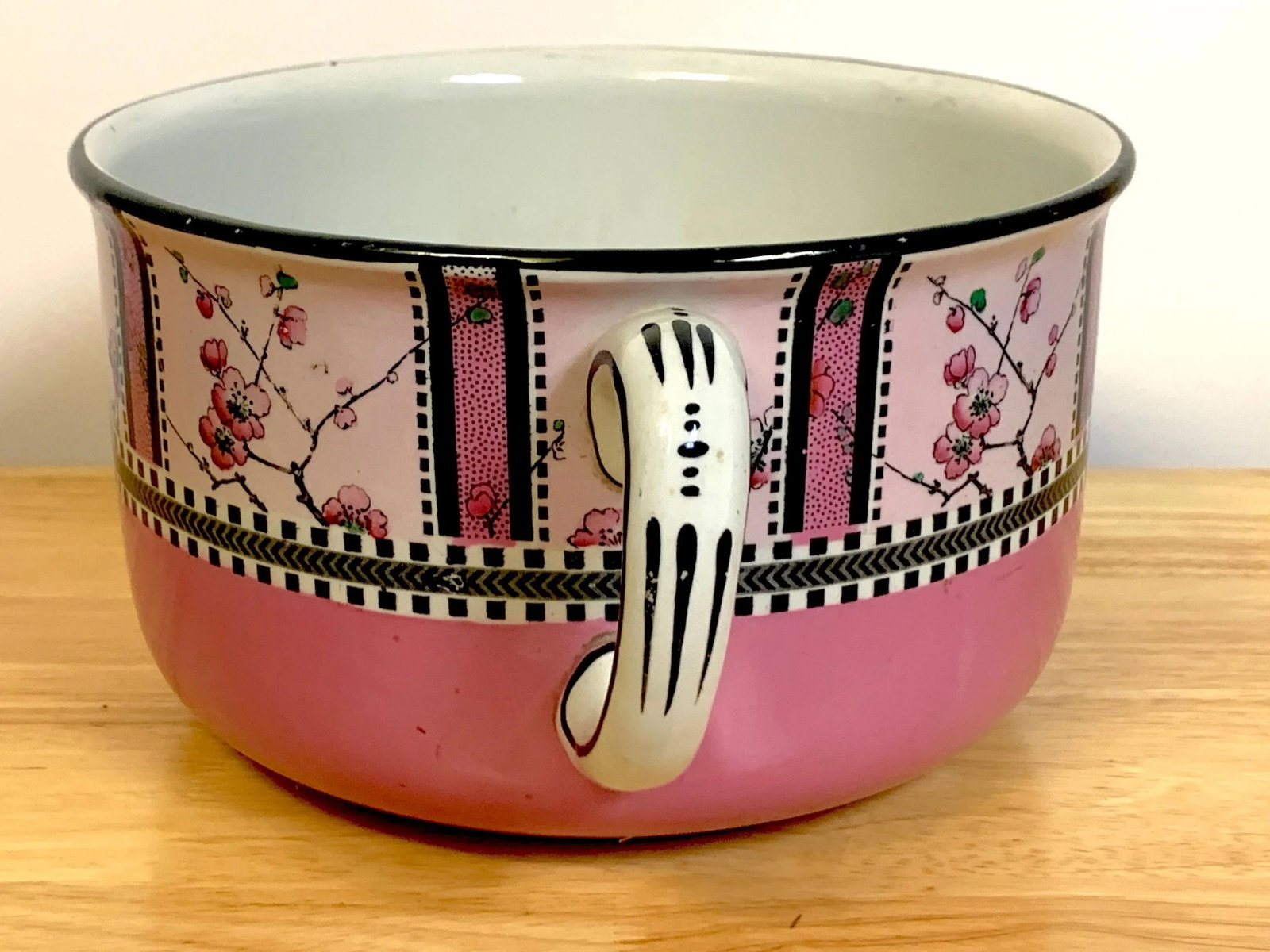 Art Deco Geometric Chamber Pot, Royal Staffordshire 'Spring' - 6