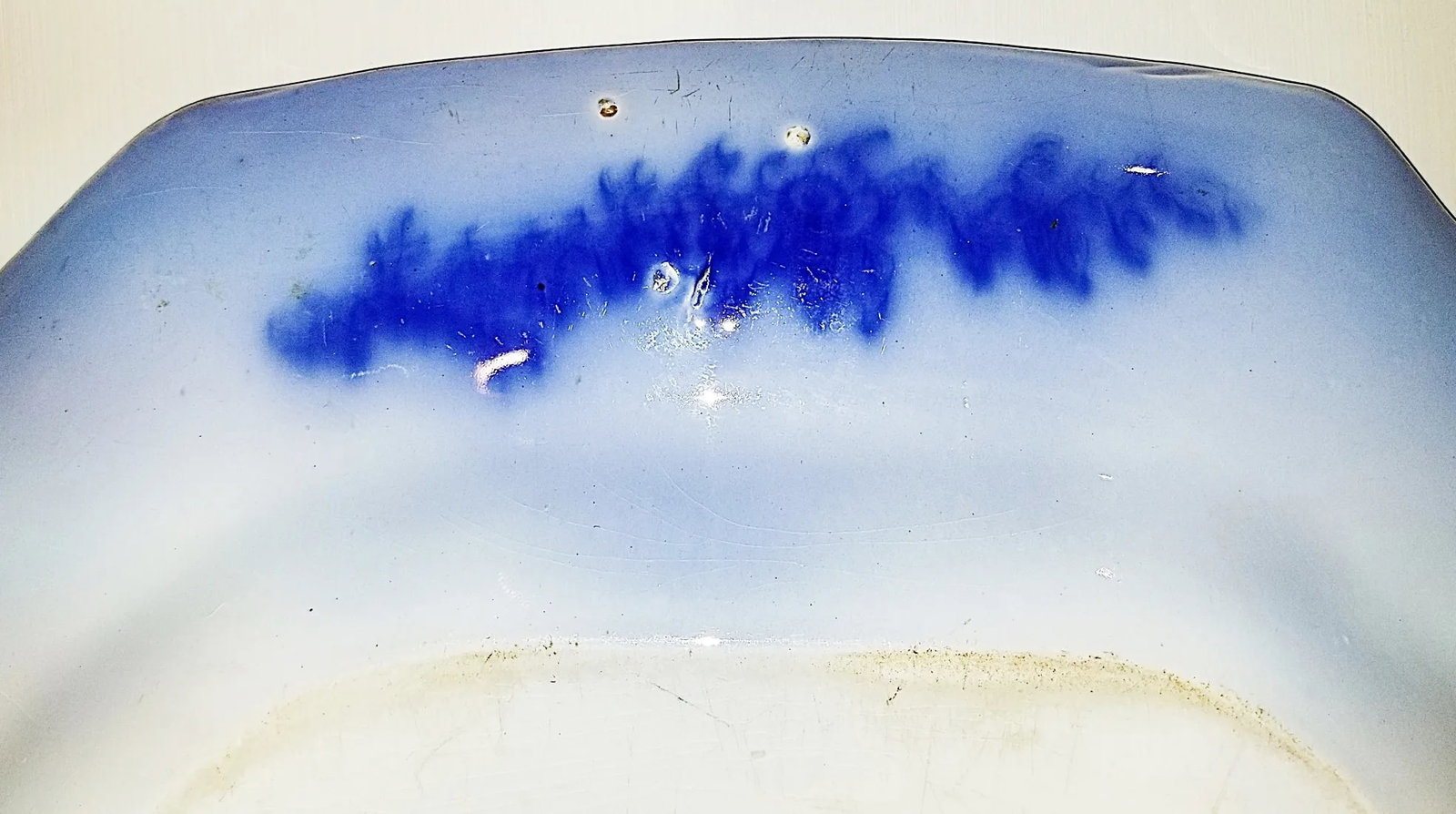 Late 19th Century J&g Alcock 'Oriental Stone" Flow Blue Platter - 7